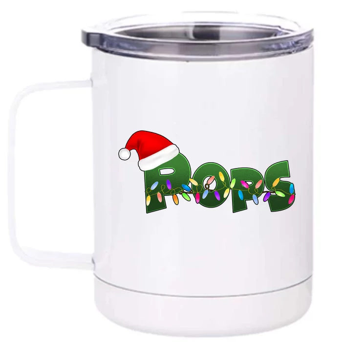 Christmas Santa Pops Front & Back 12oz Stainless Steel Tumbler Cup