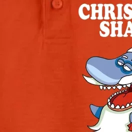 Christmas Santa Shark Do Do Do Dry Zone Grid Performance Polo