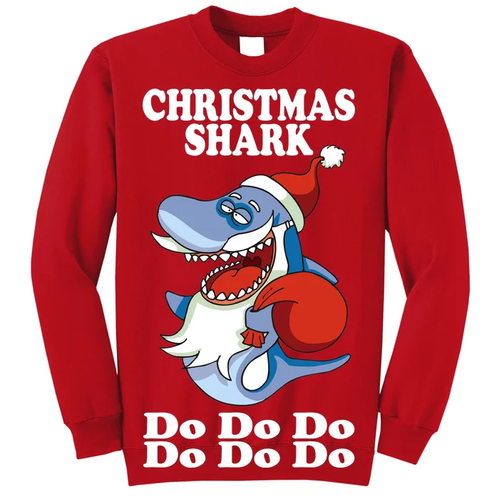 Christmas Santa Shark Do Do Do Sweatshirt