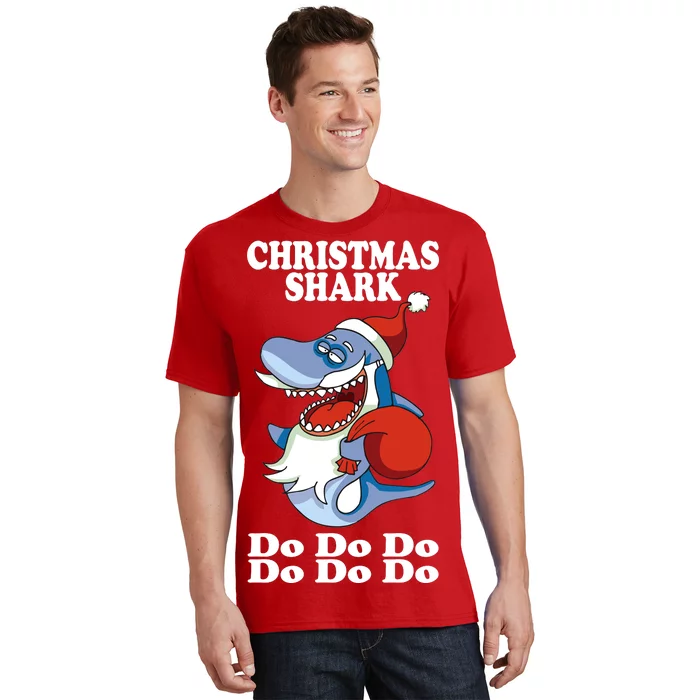 Christmas Santa Shark Do Do Do T-Shirt