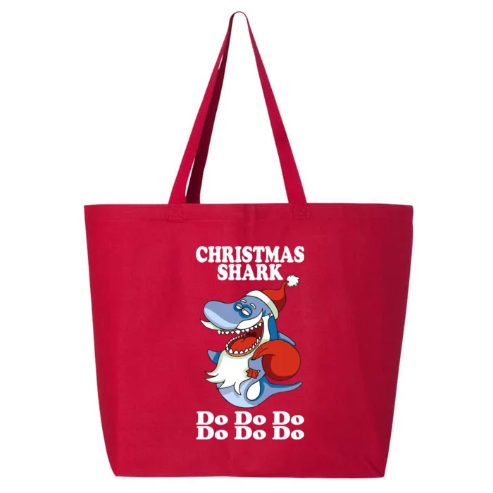 Christmas Santa Shark Do Do Do 25L Jumbo Tote