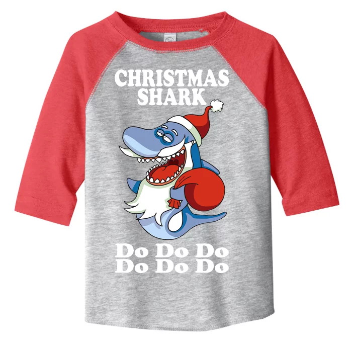 Christmas Santa Shark Do Do Do Toddler Fine Jersey T-Shirt