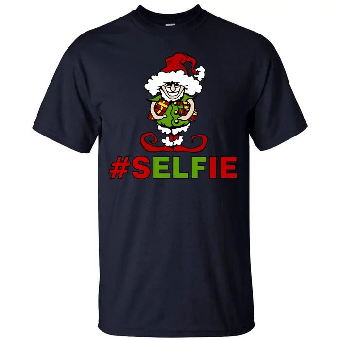 Christmas #Selfie Elf Tall T-Shirt