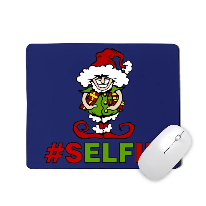 Christmas #Selfie Elf Mousepad