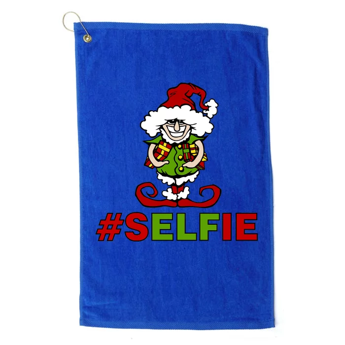 Christmas #Selfie Elf Platinum Collection Golf Towel