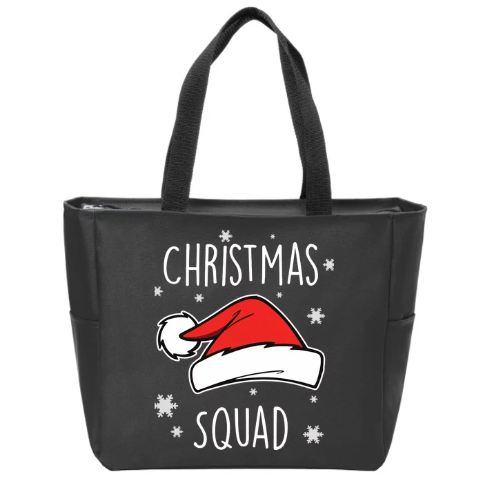 Christmas Squad Zip Tote Bag