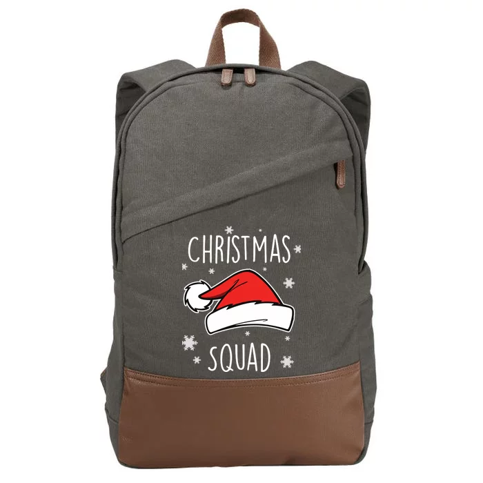 Christmas Squad Cotton Canvas Backpack