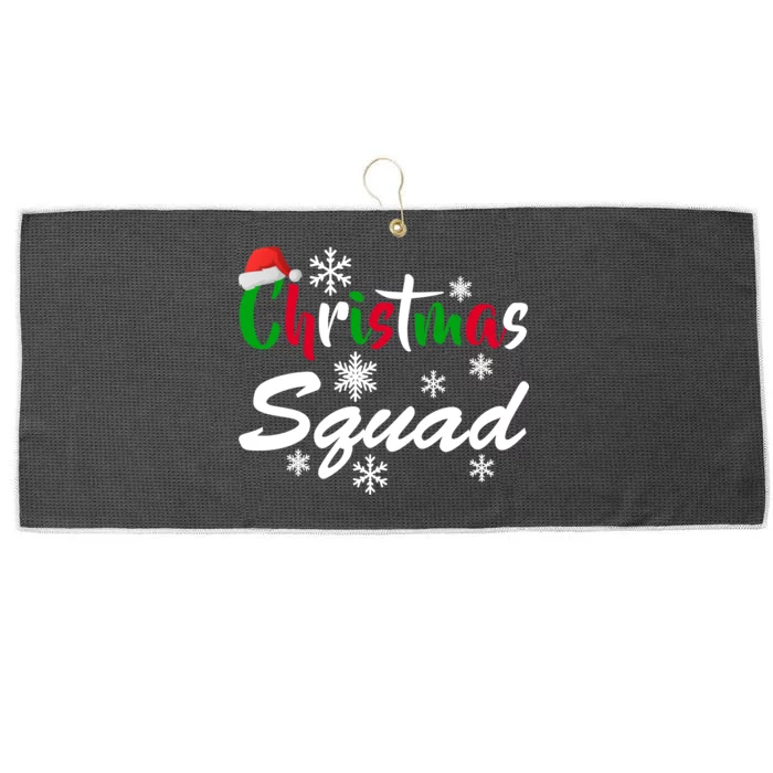 Christmas Squad Funny Large Microfiber Waffle Golf Towel