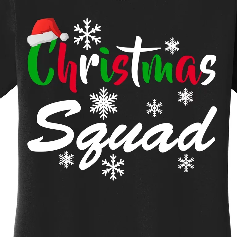 Christmas Squad Funny Women's T-Shirt