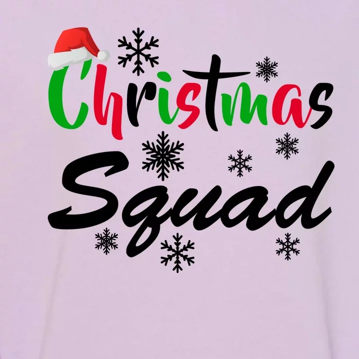 Christmas Squad Funny Garment-Dyed Sweatshirt