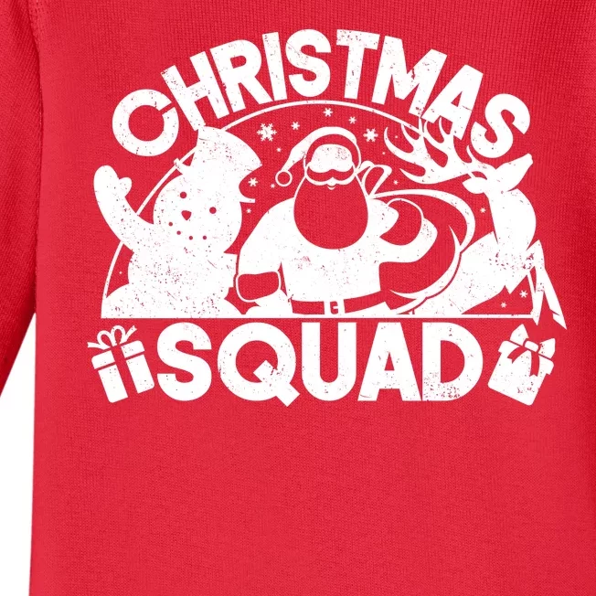 Christmas Squad Matching Family Christmas Baby Long Sleeve Bodysuit