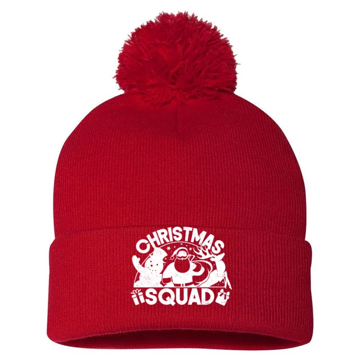 Christmas Squad Matching Family Christmas Pom Pom 12in Knit Beanie