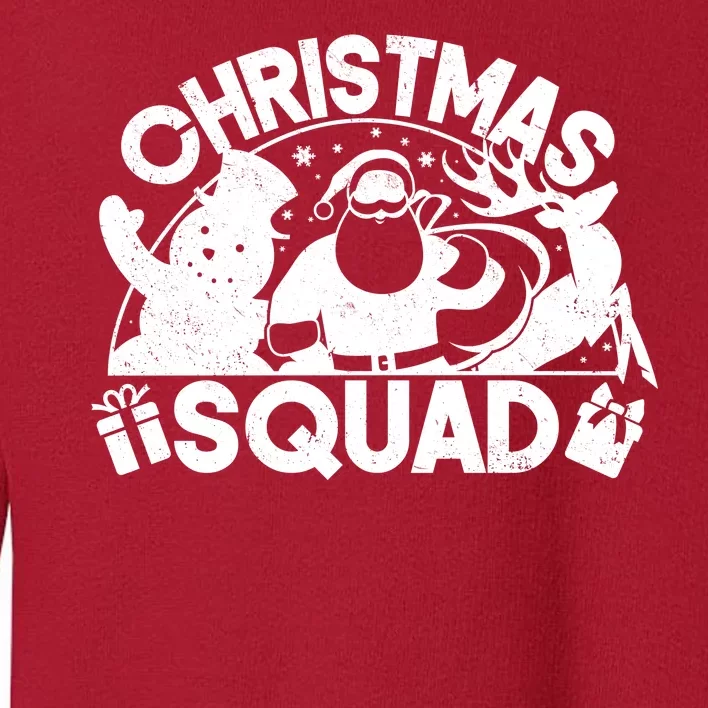 Christmas Squad Matching Family Christmas Toddler Sweatshirt