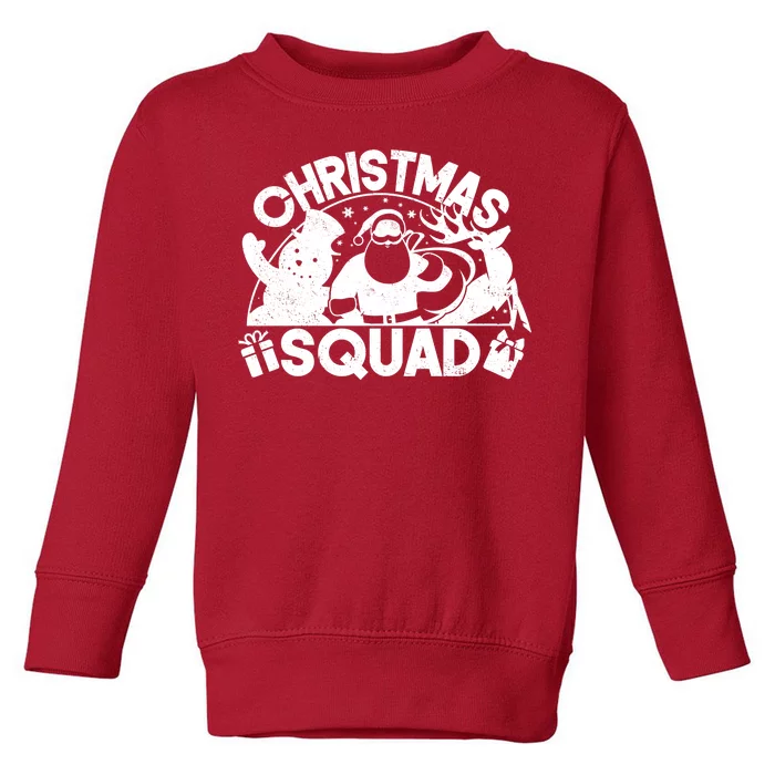 Christmas Squad Matching Family Christmas Toddler Sweatshirt