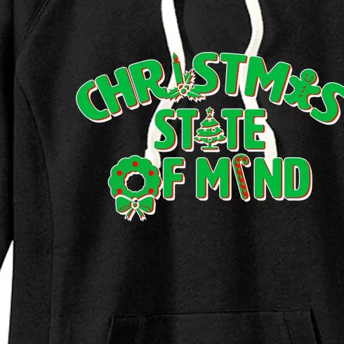 Christmas State of Mind Women's Fleece Hoodie