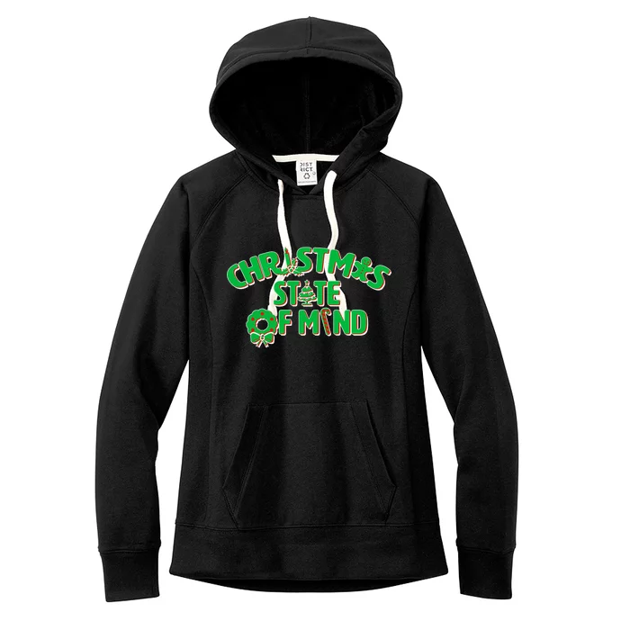 Christmas State of Mind Women's Fleece Hoodie