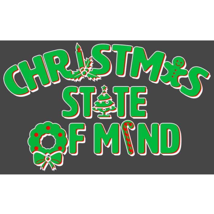 Christmas State of Mind Bumper Sticker