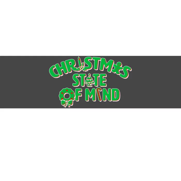 Christmas State of Mind Bumper Sticker