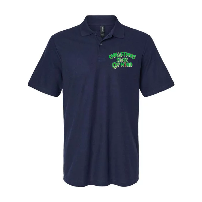 Christmas State of Mind Softstyle Adult Sport Polo