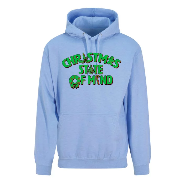 Christmas State of Mind Unisex Surf Hoodie