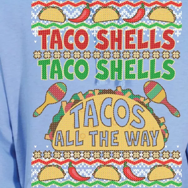 Christmas Tacos All The Way Ugly Sweater Unisex Surf Hoodie