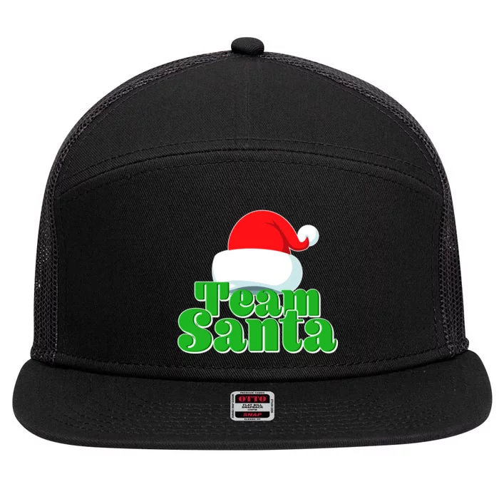 Christmas Team Santa 7 Panel Mesh Trucker Snapback Hat