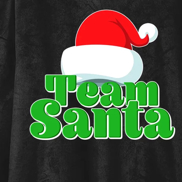 Christmas Team Santa Hooded Wearable Blanket