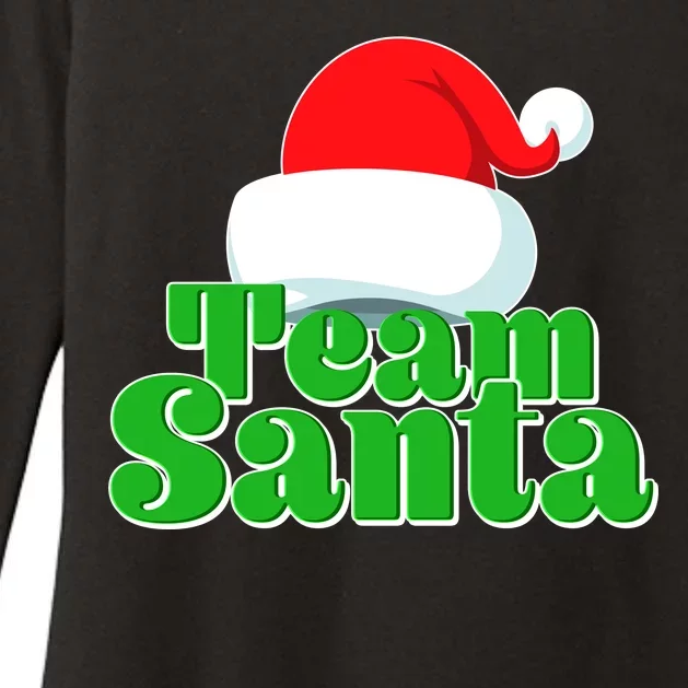 Christmas Team Santa Womens CVC Long Sleeve Shirt