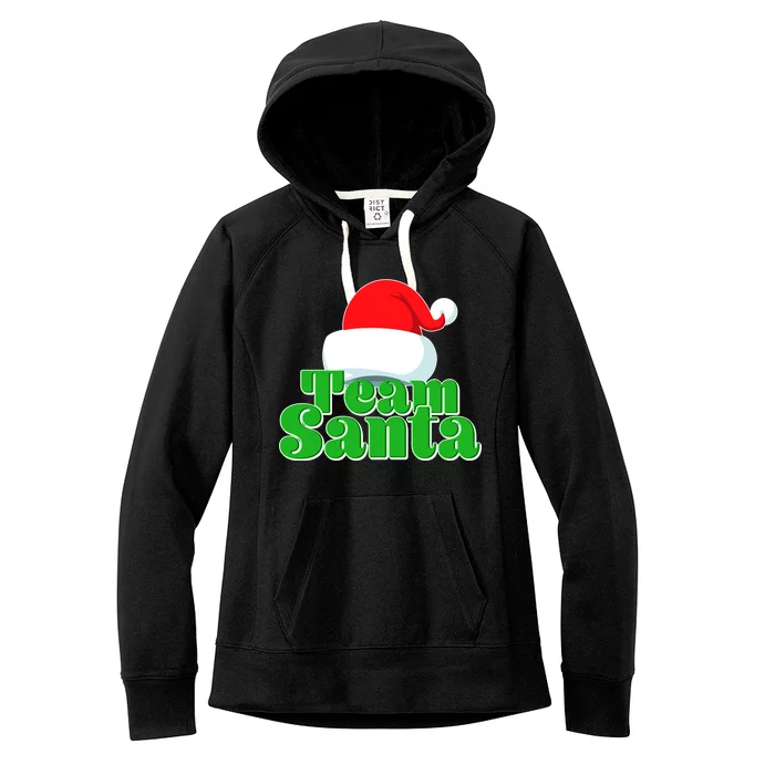 Christmas Team Santa Women's Fleece Hoodie