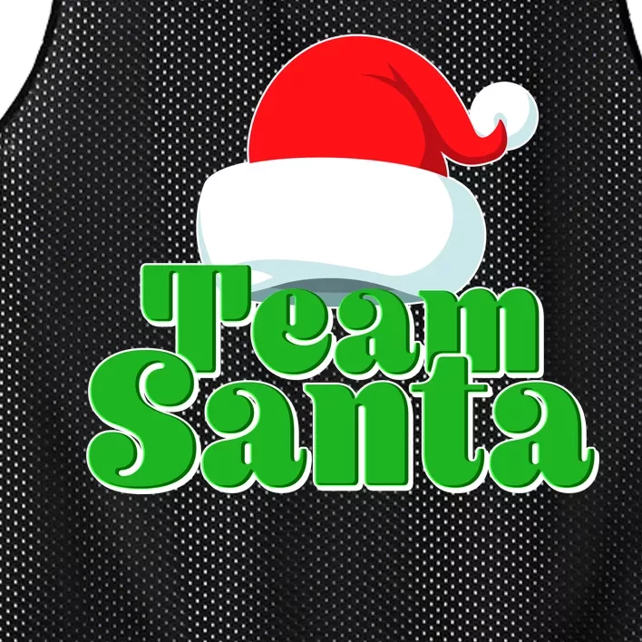 Christmas Team Santa Mesh Reversible Basketball Jersey Tank