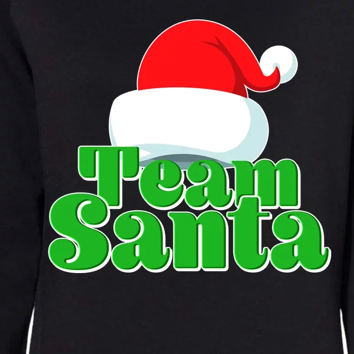 Christmas Team Santa Womens California Wash Sweatshirt