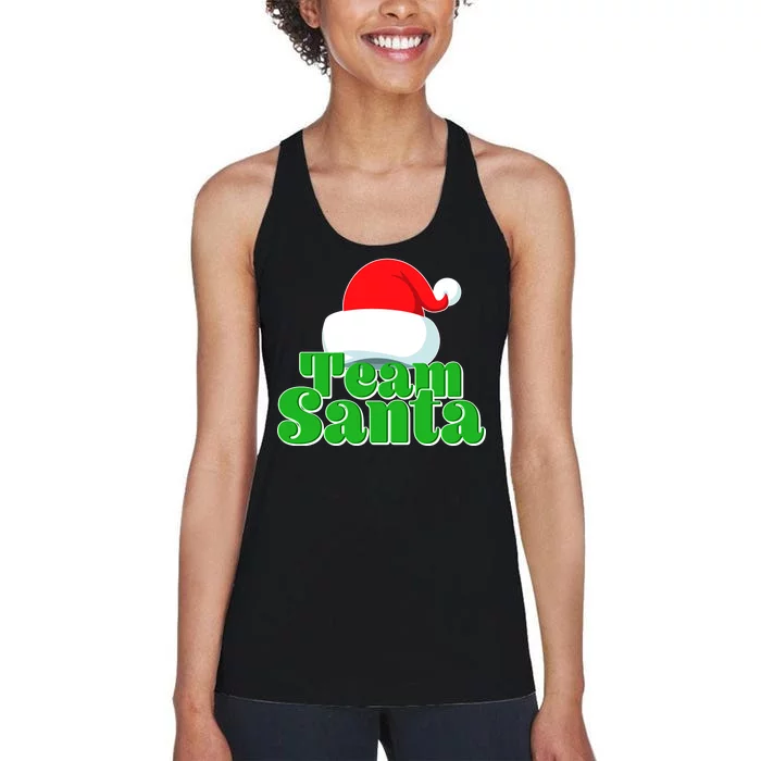 Christmas Team Santa Women's Racerback Tank