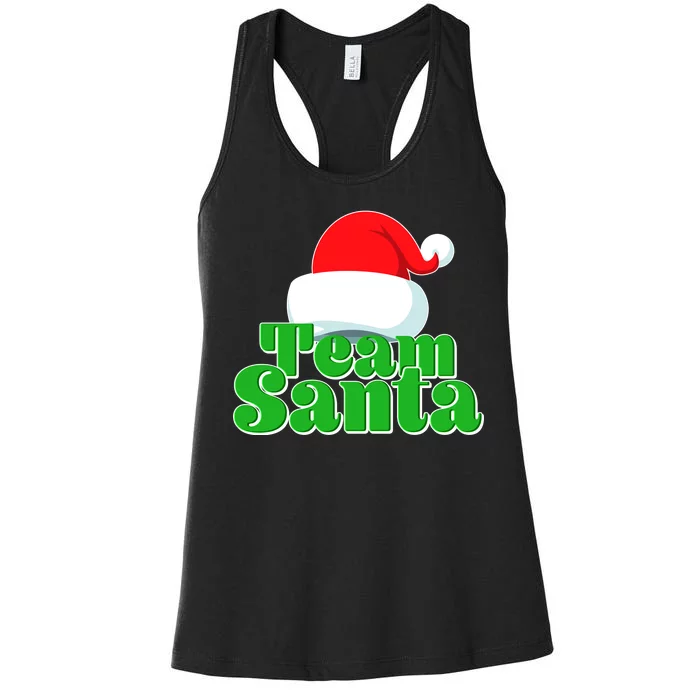 Christmas Team Santa Women's Racerback Tank