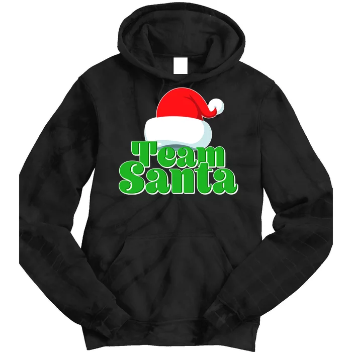 Christmas Team Santa Tie Dye Hoodie