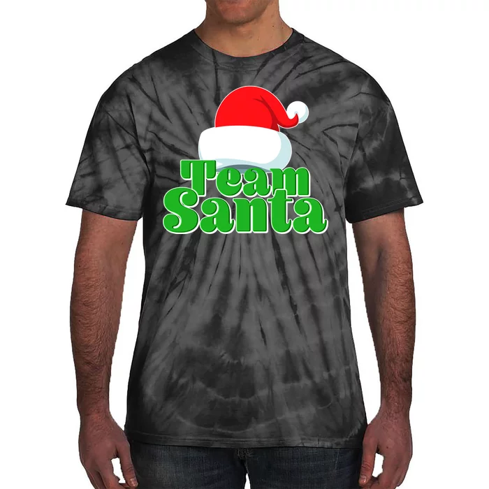 Christmas Team Santa Tie-Dye T-Shirt