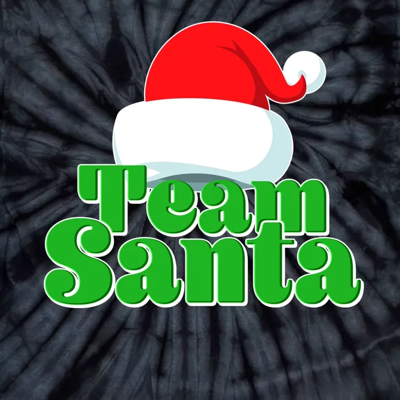 Christmas Team Santa Tie-Dye T-Shirt