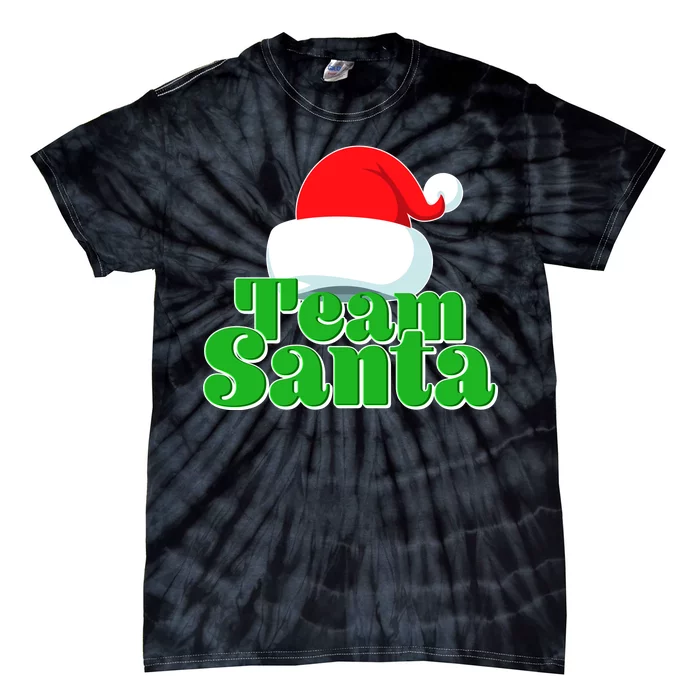 Christmas Team Santa Tie-Dye T-Shirt