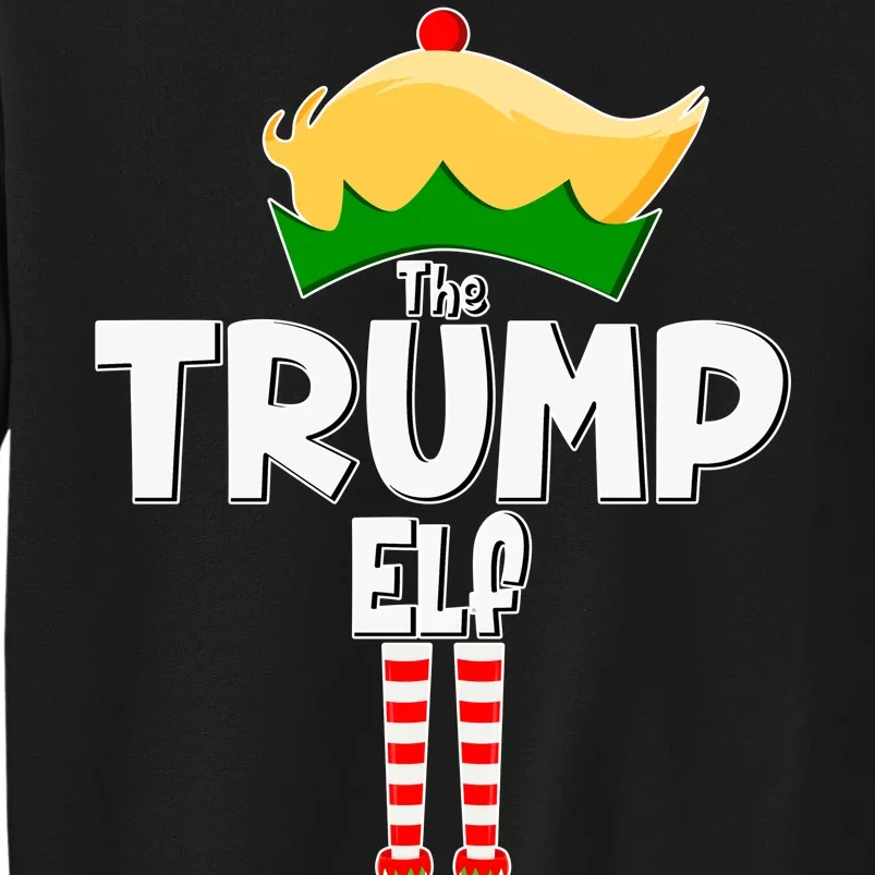 Christmas The Trump Elf  Funny Sweatshirt