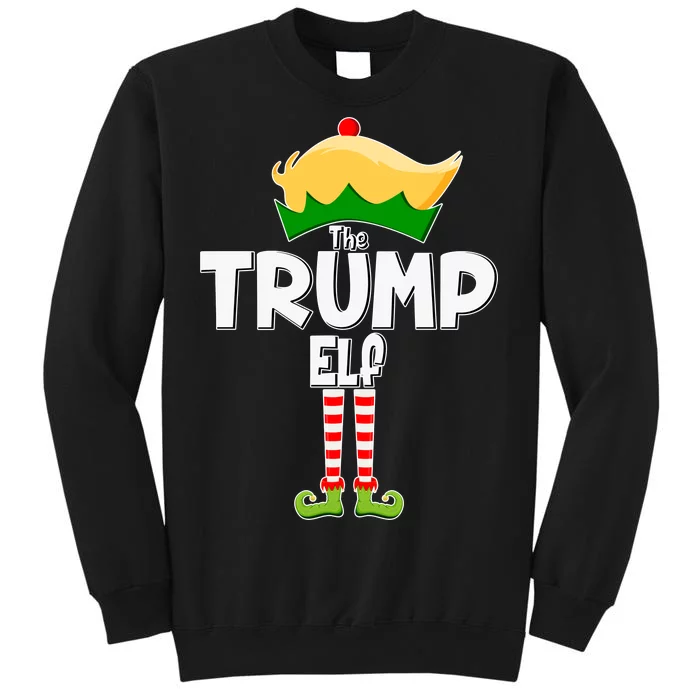 Christmas The Trump Elf  Funny Sweatshirt