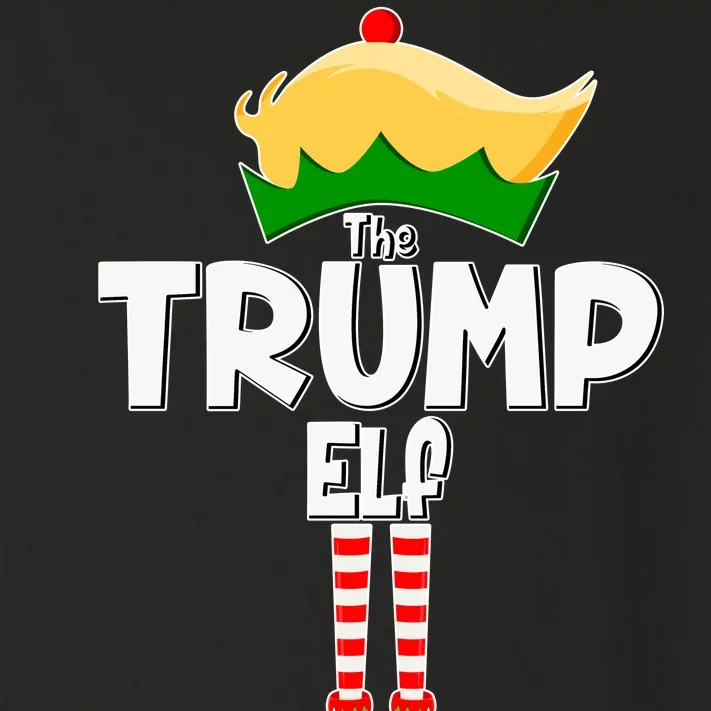 Christmas The Trump Elf  Funny Toddler Long Sleeve Shirt