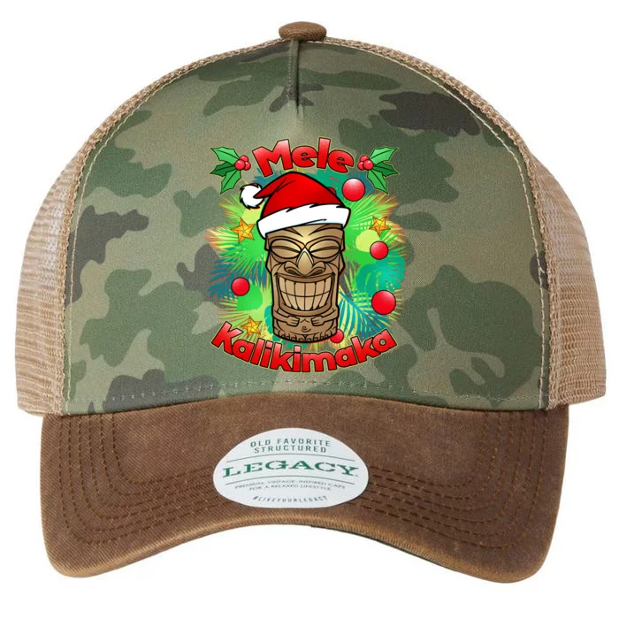 Christmas Tiki Mele Kalikimaka Legacy Tie Dye Trucker Hat