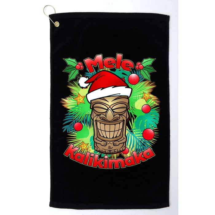 Christmas Tiki Mele Kalikimaka Platinum Collection Golf Towel