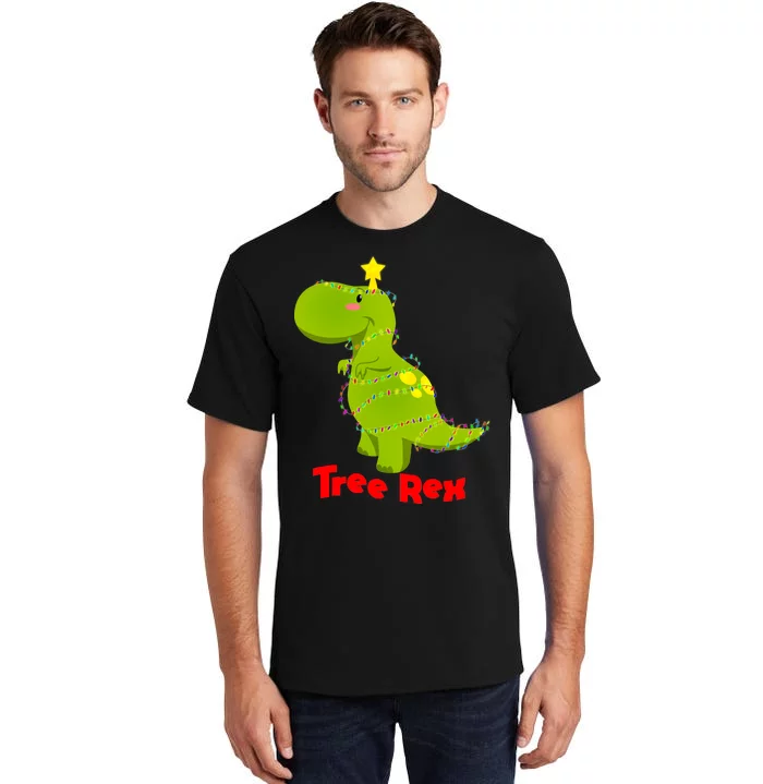 Christmas Tree Rex Tall T-Shirt