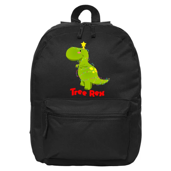 Christmas Tree Rex 16 in Basic Backpack