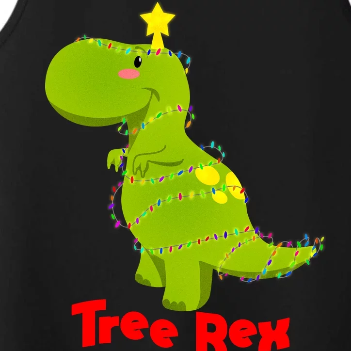 Christmas Tree Rex Performance Tank