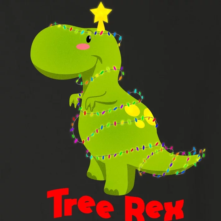 Christmas Tree Rex Toddler Long Sleeve Shirt