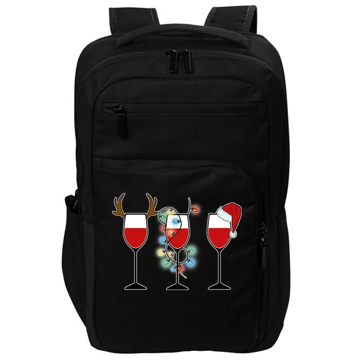 Christmas Wine Party Impact Tech Backpack