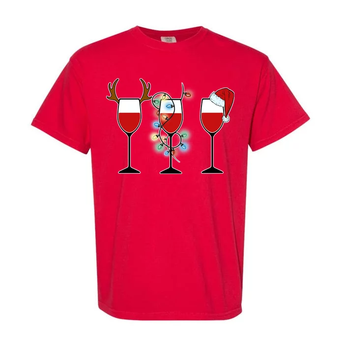 Christmas Wine Party Garment-Dyed Heavyweight T-Shirt