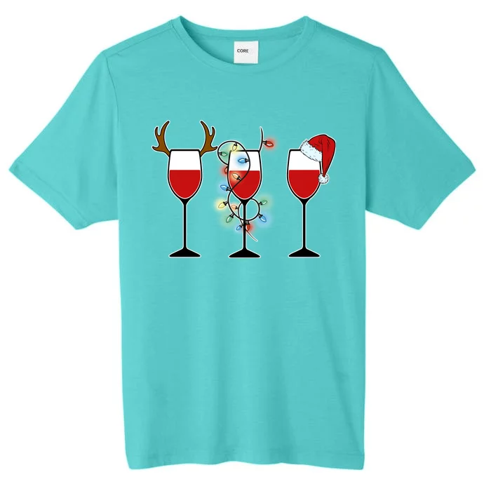 Christmas Wine Party ChromaSoft Performance T-Shirt