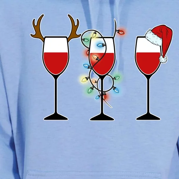 Christmas Wine Party Unisex Surf Hoodie